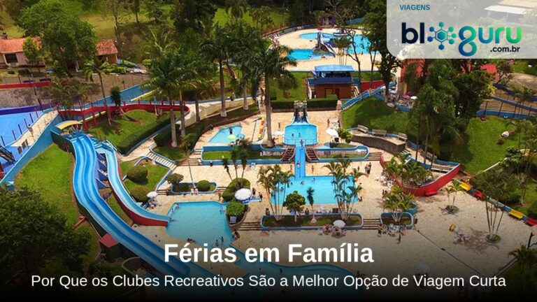 Vista geral do clube Estancia Solazer com piscinas e areas verdes
